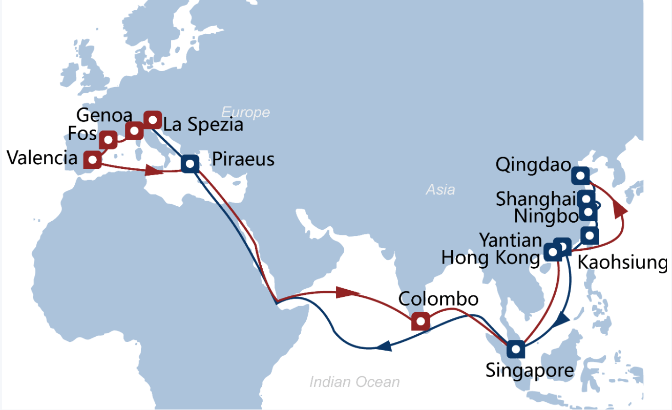 中國到意大(dà)利海運代理(lǐ)